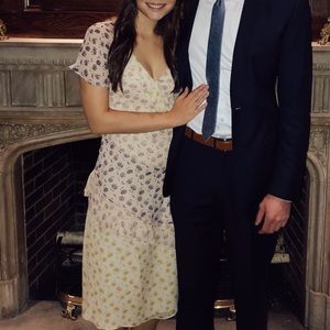 Joie silk floral dress